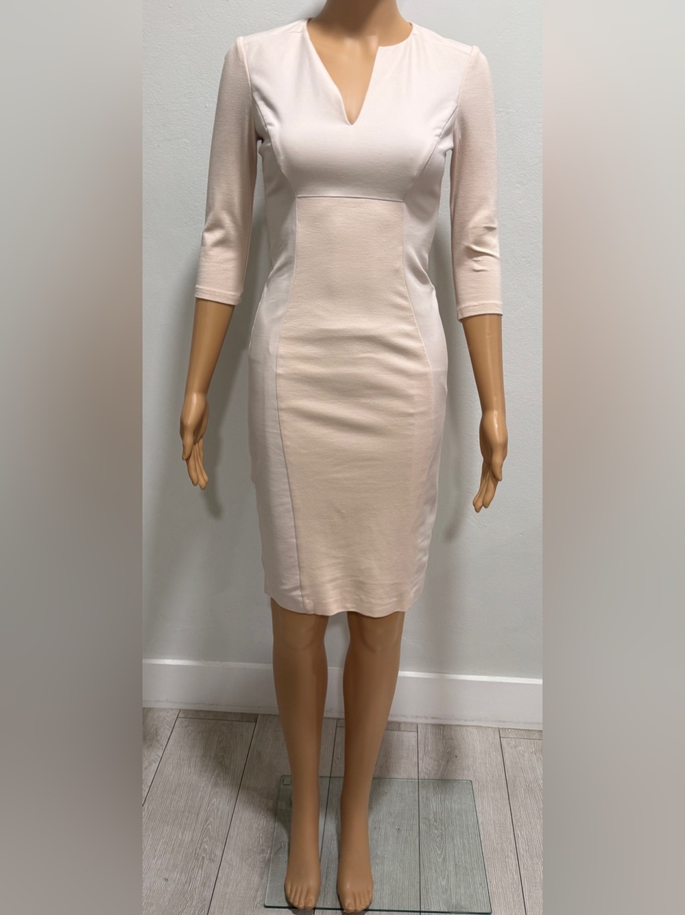 Ted Baker London Blush Pink Fitted Sheath Dress